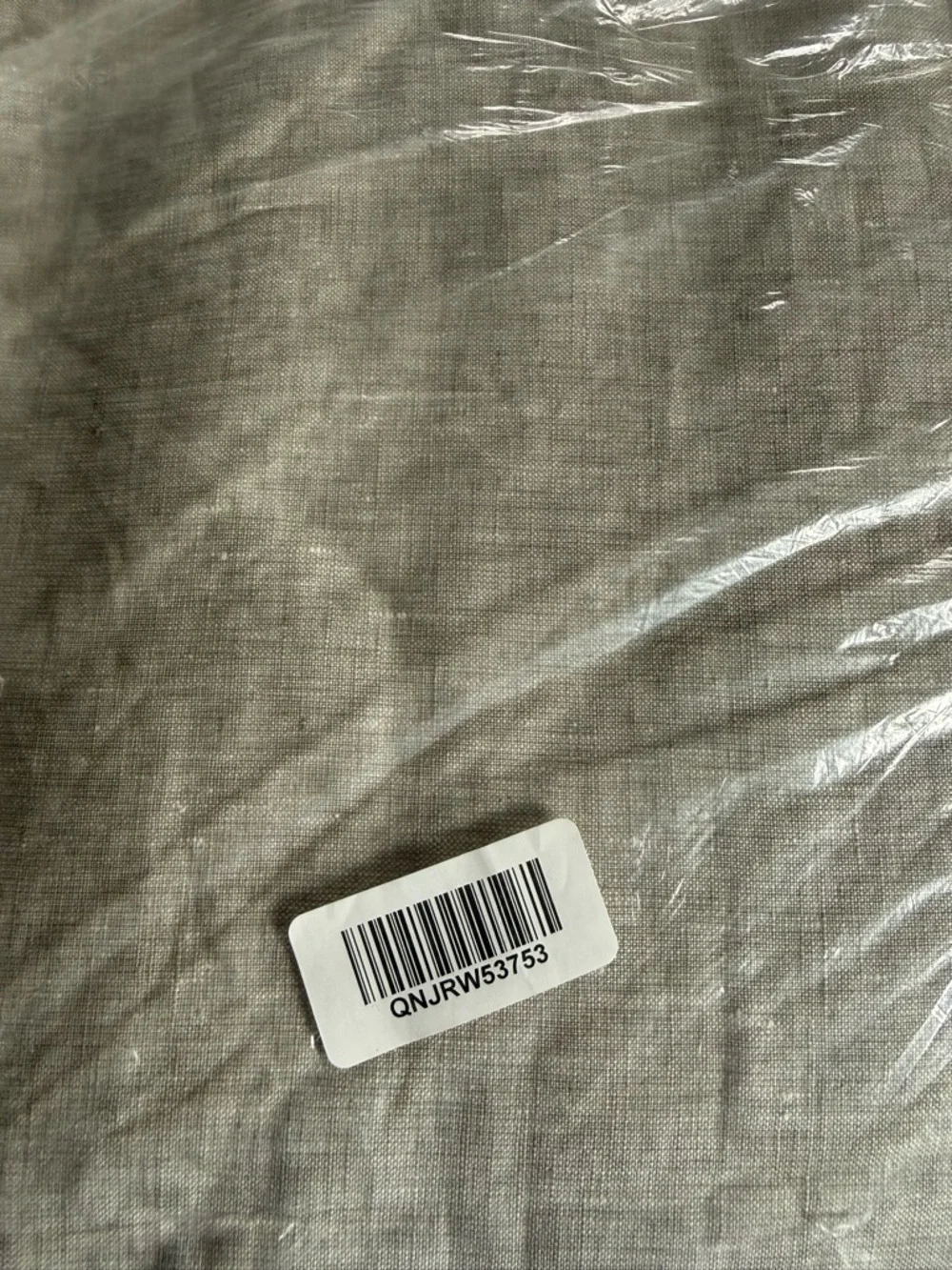 Quince European Linen Blackout Curtain Panel Sage Size 48 x84